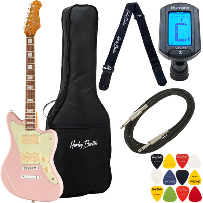 Harley Benton JA-60CC Shell Pink elektrinė gitara