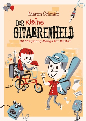 Martin Schmidt Der kleine Gitarrenheld elektrinės gitaros mokomoji literatūra
