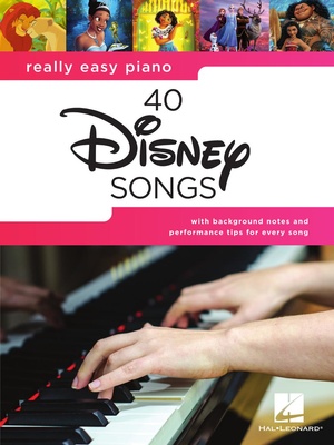 Hal Leonard Really Easy Piano Disney Songs fortepijono dainų knyga