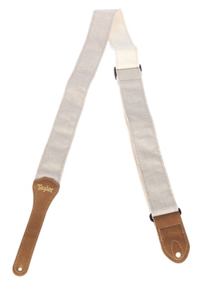 Taylor Vegan Guitar Strap Cotton WH veganiškas gitaros diržas