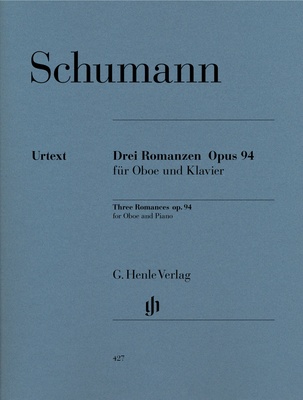 Henle Verlag Schumann Romanzen obojaus natų leidinys
