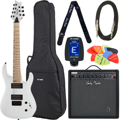 Harley Benton R-457MN WH Progressive elektrinės gitaros komplektas