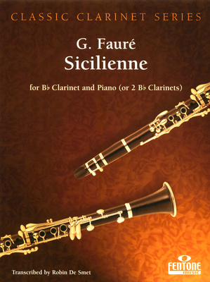 Fentone Music Fauré Sicilienne klarneto literatūra