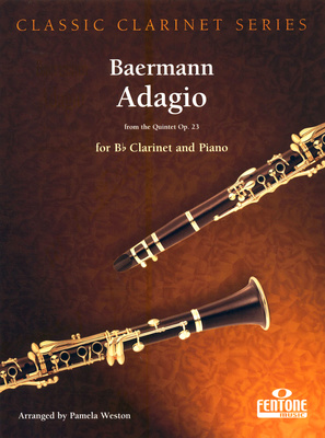 Fentone Music Baermann Adagio klasikinė klarneto literatūra