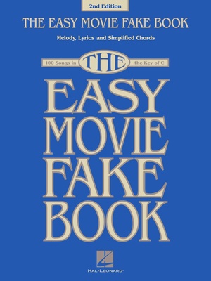 Hal Leonard The Easy Movie Fake Book improvizacinė knyga