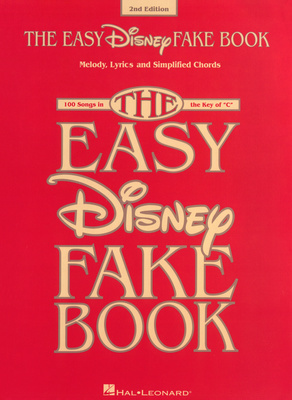 Hal Leonard The Easy Disney Fake Book improvizacijos knyga