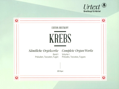 Breitkopf & Härtel Krebs Orgelwerke I