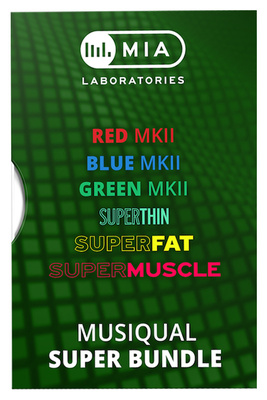 MIA Laboratories Musiqual Super Bundle garso ir efektų priedų programinė įranga