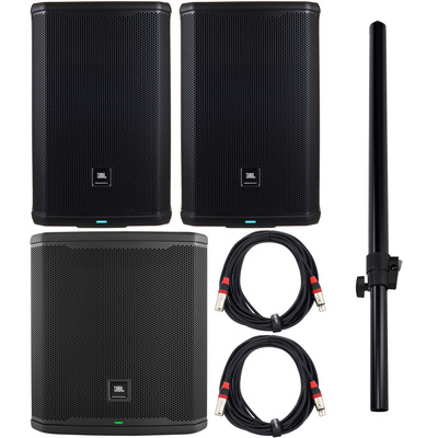 JBL PRX908 Basic Bundle aktyvus garsiakalbių rinkinys