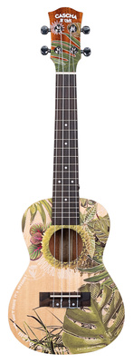 Cascha HH2606 Art Serie Leafy B-Stock koncerta ukulele