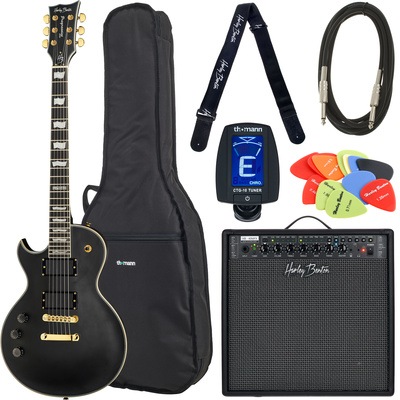 Harley Benton SC-1000LH SBK Progressi elektrinės gitaros komplektas