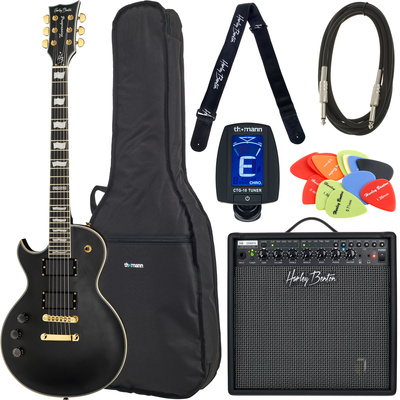 Harley Benton SC-1000LH SBK elektrinės gitaros komplektas