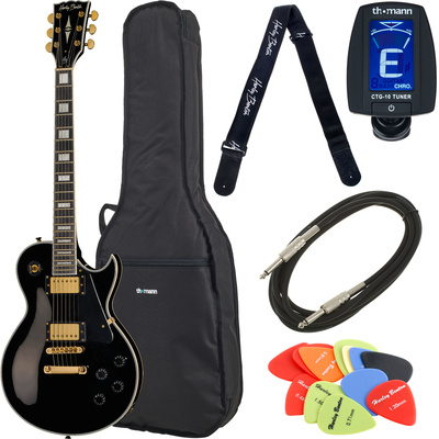 Harley Benton SC-500 BK Vintage Serie elektrinė gitara  