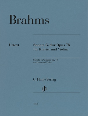 Henle Verlag Brahms Violinsonate G-Dur smuiko natos