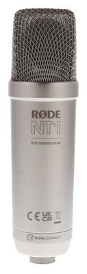 Rode NT1 5th Generation Sil B-Stock didelės diafragmos mikrofonas