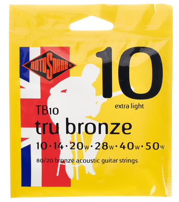 Rotosound Tru Bronze TB10 akustinės gitaros styga  