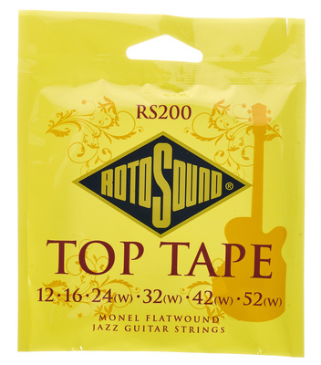 Rotosound Jazz Flatwound RS200 plokščiosios elektrinės gitaros stygos
