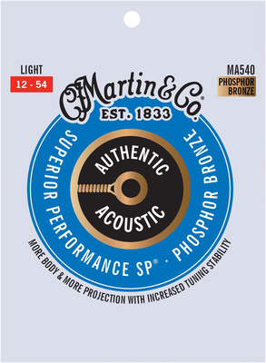 Martin Guitars MA-540 Authentic 3-Pack akustinės gitaros stygos
