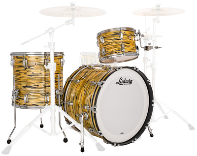 Ludwig Classic Maple Fab 22 Lemon Oy. būgnų korpusų komplektas