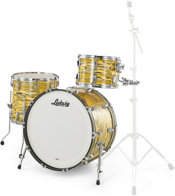 Ludwig Classic Maple Rock Lemon Oy. būgnų korpusų komplektas