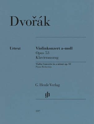 Henle Verlag Dvorák Violinkonzert a-moll natos smuikui