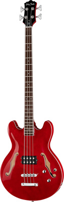 Harley Benton HB-50 Cherry Red keturstygė bosinė gitara