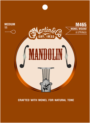 Martin Guitars M465 Mandoline Medium Monel mandolinos stygos