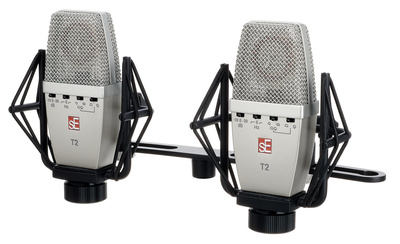 SE Electronics T2 Stereo Set didelės diafragmos mikrofonų rinkinys