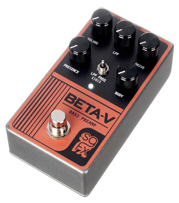 Solid Gold FX Beta V bosinis preamp pedalboardas