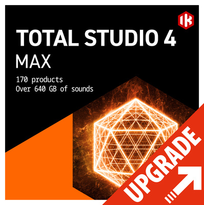 IK Multimedia Total Studio 4 MAX Atnaujinimo programinė įranga