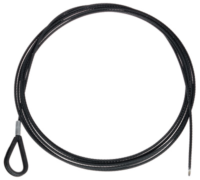 Stairville Steelwire Safety 500cm/4mm BK saugos trosas