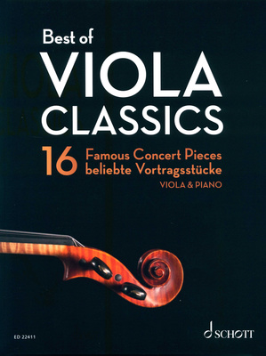 Schott Best of Viola Classics altų natos  