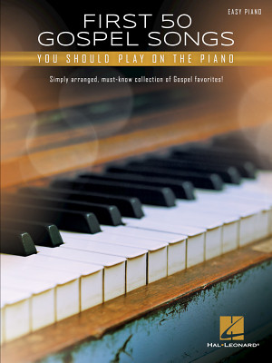 Hal Leonard First 50 Gospel Songs pianino dainų knyga