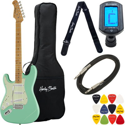 Harley Benton ST-62CC MN LH Seafoam G elektrinė gitara kairiarankiams 
