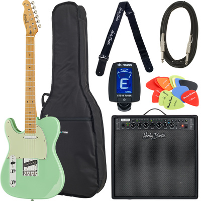 Harley Benton TE-62CC LH SFG elektrinės gitaros komplektas