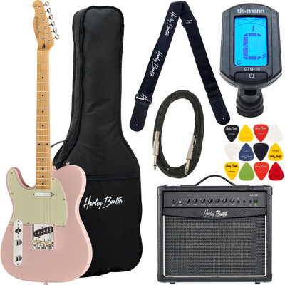 Harley Benton TE-62CC LH SP elektrinės gitaros komplektas