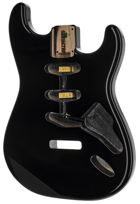 Allparts ST Alder SSS Trem Body BK elektrinės gitaros korpusas