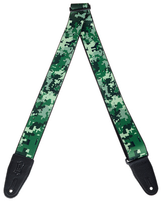 Levys Poly 2" Camoflage Green nailoninis diržas gitaroms