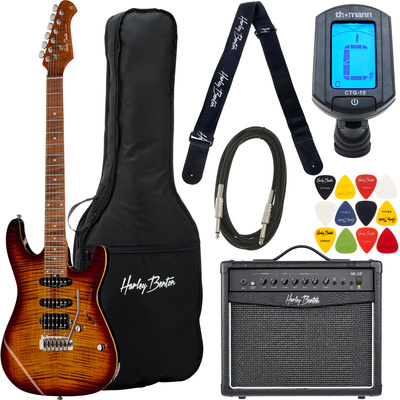 Harley Benton Fusion-III HSS Roasted elektrinės gitaros komplektas