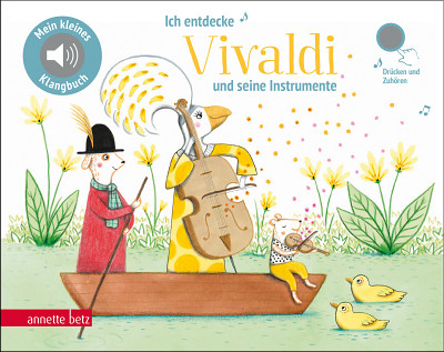 Annette Betz Verlag Ich entdecke Vivaldi mokomoji muzikos knyga vaikams
