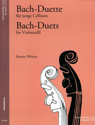 Heinrichshofen Verlag Bach Duette violončelės natos