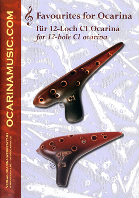 ocarinamusic Favourites for Ocarina dainų knyga okarinai