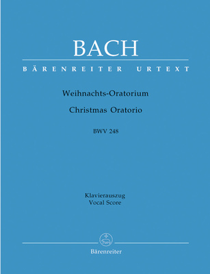 Bärenreiter Bach Weihnachts-Oratorium vokalo natų literatūra