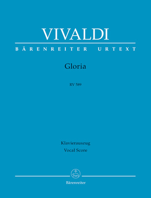Bärenreiter Vivaldi Gloria klasikinio vokalo natų literatūra  