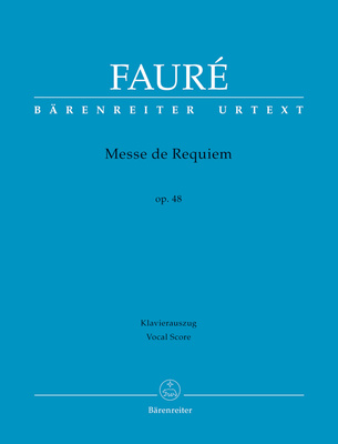 Bärenreiter Fauré Messe de Requiem klasikinio vokalo natų literatūra