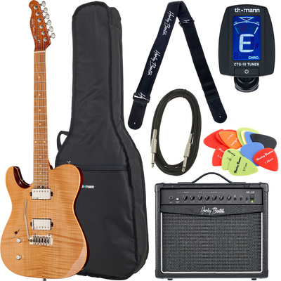 Harley Benton Fusion-T HH LH Roasted elektrinės gitaros komplektas