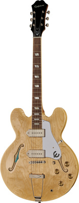 Epiphone Casino Natural su Epi Pro P90 pusiau akustinė gitara