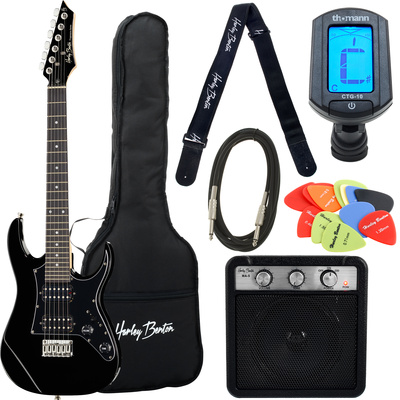Harley Benton MA-5 Miniamp Set 3 elektrinės gitaros komplektas