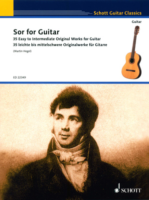 Schott Sor For Guitar klasikinės gitaros literatūra