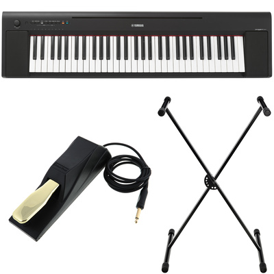 Yamaha NP-15 Piaggero Black kompaktiškas skaitmeninis pianinas